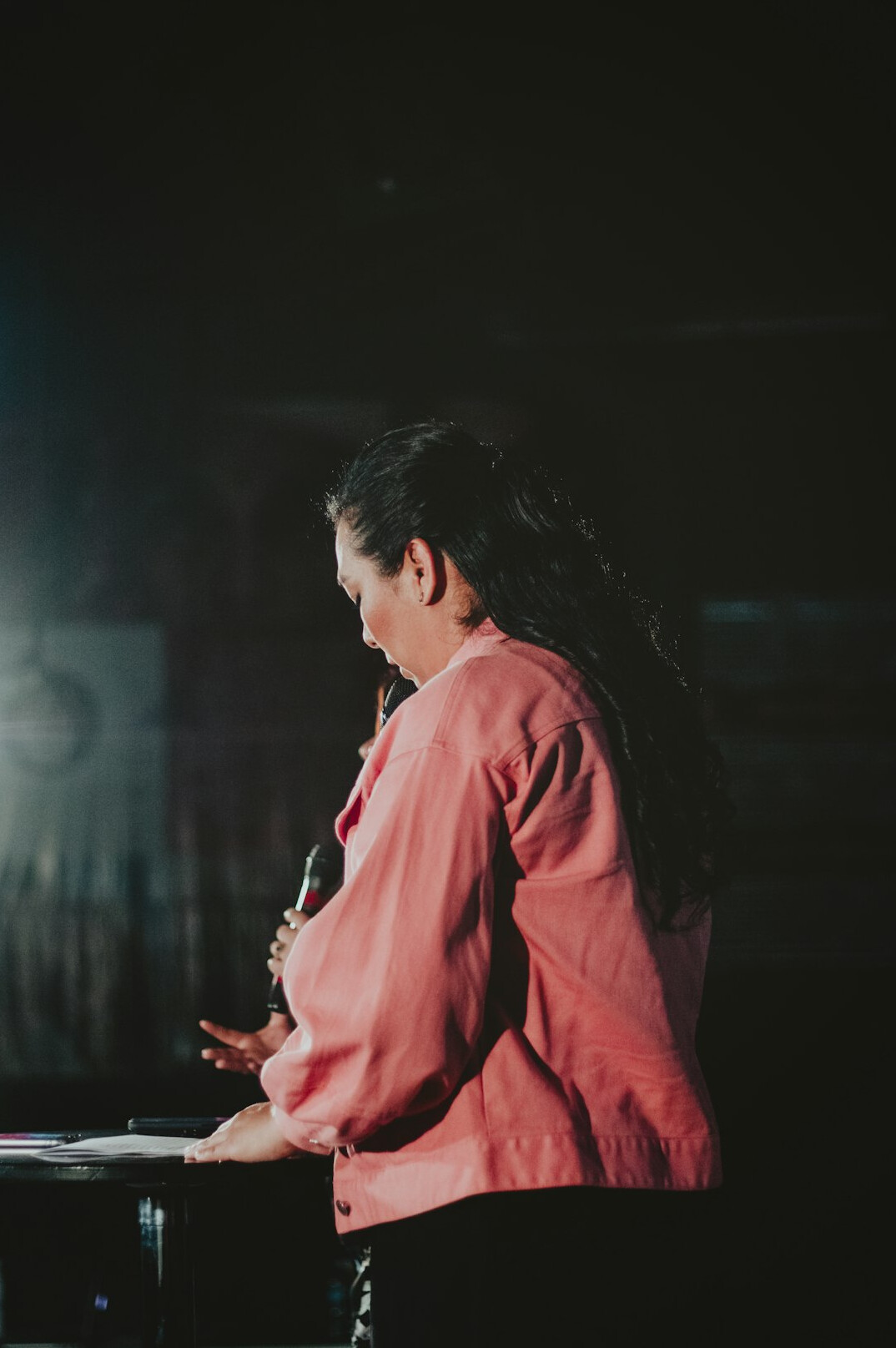Portrait of a woman live show director